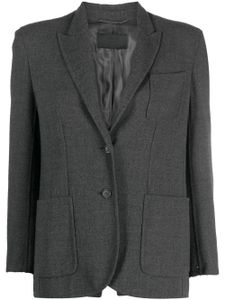 Prada Pre-Owned blazer en laine (années 2000) - Gris