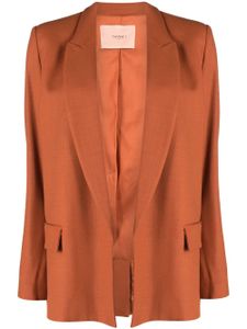 TWINSET blazer à revers pointus - Orange