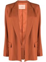 TWINSET blazer à revers pointus - Orange