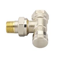 Danfoss voetventiel haaks 1/2" - Kvs = 2,50 m3/h - RLV15 m. Vul- en aftapmogelijkheid 003L0143