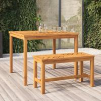 Tuintafel 90x90x74 cm massief acaciahout - thumbnail