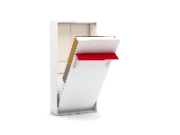 Eenpersoons opklapbed zonder bureau - Happy - Rood Eenpersoons opklapbed zonder bureau - Happy - Rood