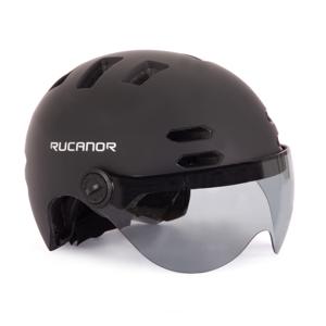 Rucanor Urban Sprint Scooter en Fietshelm Vizier NTA8776 Zwart Maat 55 58 cm (M)