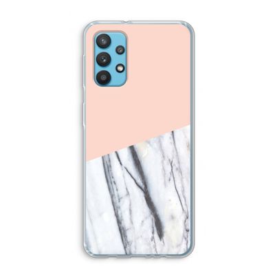A touch of peach: Samsung Galaxy A32 4G Transparant Hoesje
