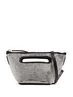 The Attico Via Dei Giardini 15 crystal tote bag - Argent