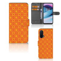 OnePlus Nord CE 5G Telefoon Hoesje Batik Oranje - thumbnail