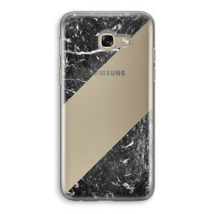 Zwart marmer: Samsung Galaxy A5 (2017) Transparant Hoesje