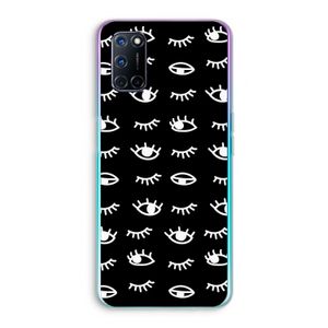Eye pattern #3: Oppo A72 Transparant Hoesje