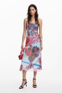 Midi-jurk met print van M. Christian Lacroix - MATERIAL FINISHES - L