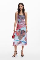 Midi-jurk met print van M. Christian Lacroix - MATERIAL FINISHES - M