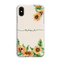 Zonnebloemen: iPhone XS Max Volledig Geprint Hoesje Zonnebloemen: iPhone XS Max Volledig Geprint Hoesje