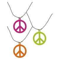 Neon hippie ketting - thumbnail