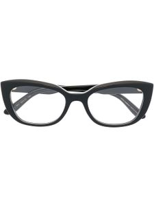 Dolce & Gabbana Eyewear lunettes de vue à monture papillon - Noir