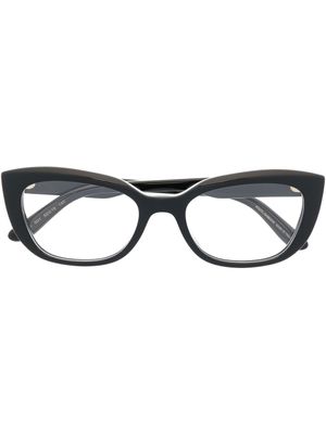 Dolce & Gabbana Eyewear lunettes de vue à monture papillon - Noir