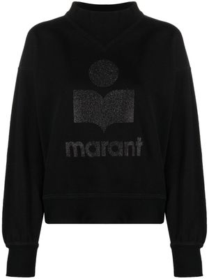 MARANT ÉTOILE sweat Moby à logo imprimé - Noir