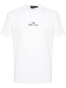 Polo Ralph Lauren logo-embroidered cotton T-shirt - Blanc