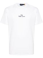 Polo Ralph Lauren logo-embroidered cotton T-shirt - Blanc - thumbnail