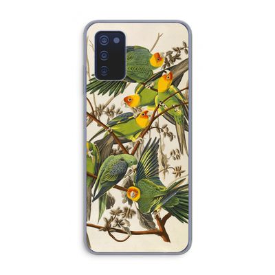 Carolinaparkiet: Samsung Galaxy A03s Transparant Hoesje