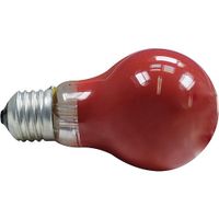 Gekleurde lamp rood 15W E27 grote fitting vorm standaard 230V dimbaar