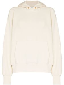 Les Tien sweat à capuche crop en coton - Blanc