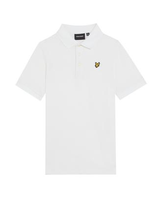 Lyle & Scott winter polo shirt jongens - wit