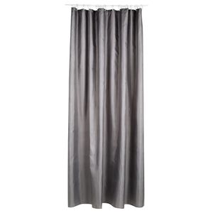 5Five Douchegordijn - grijs - polyester - 180 x 200 cm - inclusief ringen   -