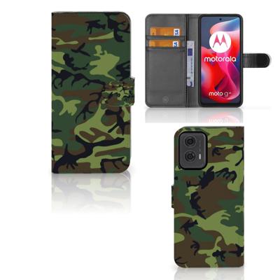 Motorola Moto G24 | G04 | G24 Power | Telefoon Hoesje | Army Dark