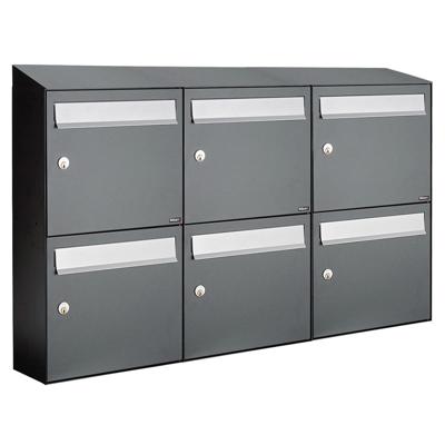 Allux Flow Set 3-Breed, 2-Hoog Met Dak Antraciet - 40040065_3x2d