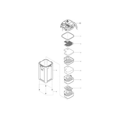 Oase BioMaster Vervangende Filterkorf - Eenvoudige DIY Installatie, Perfecte Pasvorm, Lange Levensduur