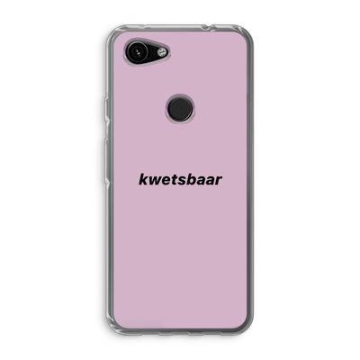 kwetsbaar: Google Pixel 3a Transparant Hoesje