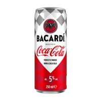 Bacardi & coca cola blik (12x 25cl)