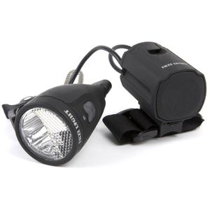 Ikzi Koplamp 3w+led incl.lader en oplaadbare batterijen