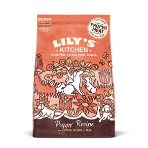 Lily's Kitchen Chicken & Salmon Dry Food for Puppies 2,5 kg Volwassen Kip, Lever, Zalm