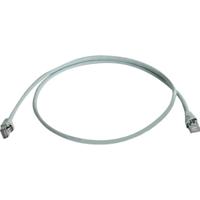 Telegärtner L00000A0230 RJ45 Netwerkkabel, patchkabel CAT 6A S/FTP 0.25 m Grijs Vlambestendig, Halogeenvrij, UL gecertificeerd 1 stuk(s) - thumbnail