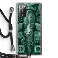 Haeckel Cubomedusae: Samsung Galaxy Note 20 / Note 20 5G Transparant Hoesje met koord