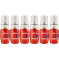 SODASTREAM Concentrates - Verpakking van 6 suikervrije grenadineconcentraten - Tot 54 liter dranken - 440 ml