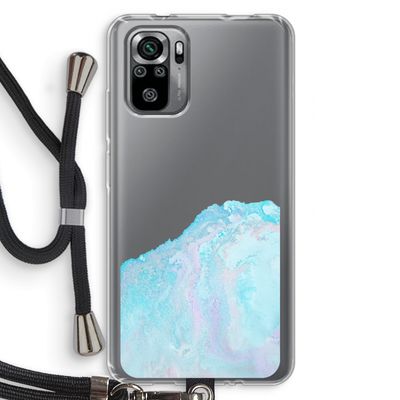 Fantasie pastel: Xiaomi Redmi Note 10S Transparant Hoesje met koord
