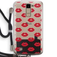 Lips: LG K10 (2016) Transparant Hoesje met koord