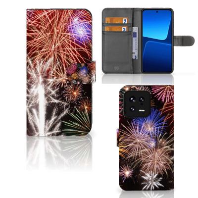 Xiaomi 13 | Wallet Case | met Pasjes | Vuurwerk