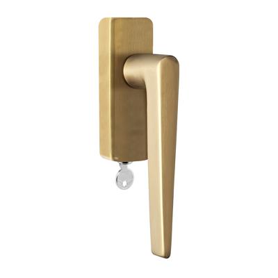 Formani LB21H-DKLOCK-O draaikiepgarnituur afsluitbaar PVD mat goud rechts/ links draaiend