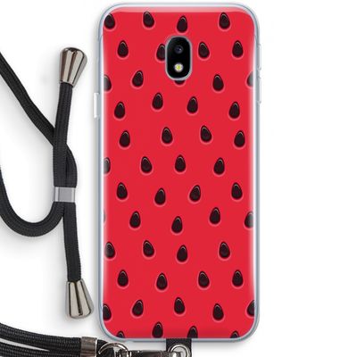 Watermelon: Samsung Galaxy J3 (2017) Transparant Hoesje met koord