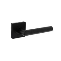 Intersteel DeurklinkBastian op rozet vierkant zwart - 0023.170702 Intersteel DeurklinkBastian op rozet vierkant zwart - 0023.170702