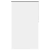 VidaXL Rolgordijn verduisterend 120x210 cm stofbreedte 116,6 cm wit