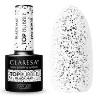 Claresa top coat bubble black mat no wipe 5ml