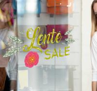 Sale sticker lente