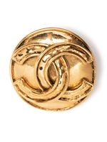 CHANEL Pre-Owned broche médaillon CC (1994) - Or - thumbnail