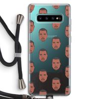 Kanye Call Me?: Samsung Galaxy S10 Plus Transparant Hoesje met koord