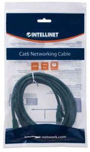 Intellinet 342506 RJ45 Netwerkkabel, patchkabel CAT 6 U/UTP 3.00 m Groen 1 stuk(s)