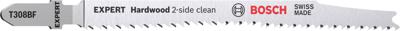 Bosch Accessoires Expert 'Hardwood 2-side clean' T 308 BF decoupeerzaagblad 25-delig - 1 stuk(s) - 2608900545
