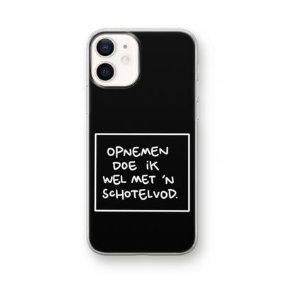 Schotelvod: iPhone 12 mini Transparant Hoesje
